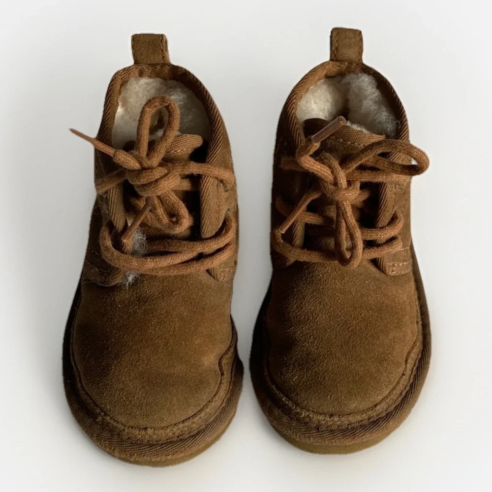 UGG Neumel II‎ Chestnut Suede Toddler Boots Size 6 Toddler 1017320T